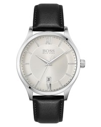 BOSS Elite Leather Watch