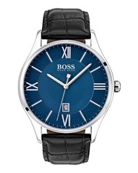 BOSS Governor Leather Strap Watch