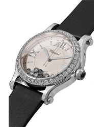 Chopard Happy Sport 36mm Stainless Satin And Diamond Watch