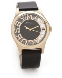 Marc by Marc Jacobs Henry Skeleton Leather Watch