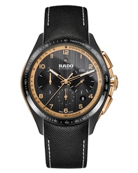 Rado Hyperchrome Ceramic Automatic Chronograph Leather Watch