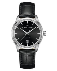 Hamilton Jazzmaster Viewmatic Automatic Leather Watch