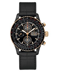Hamilton Khaki Aviation Converter Converter Chronograph Leather Watch