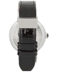 Versace Leda Mother Of Pearl Dial Leather Strap Watch 38mm