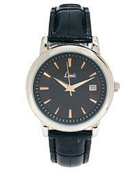 Limit Black Leather Strap Watch 544801
