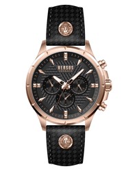 Versus Versace Lion Chronograph Leather Watch