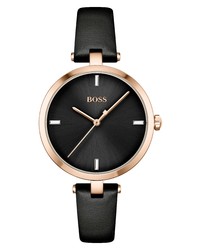 BOSS Majesty Leather Watch
