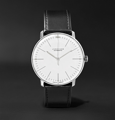 Junghans Max Bill Automatic 38mm Stainless Steel And Leather Watch