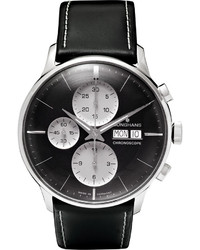 Junghans Meister Chronoscope 40mm Stainless Steel And Leather Watch