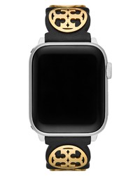 Tory Burch Miller Leather Band For Apple Watch