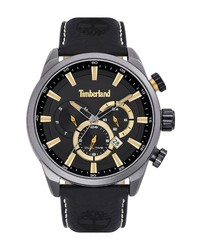 Timberland Millway Leather Chronograph Watch