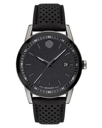 Movado Museum Sport Leather Watch