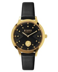Versus Versace Palos Verdes Leather Watch