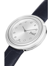 Piaget Possession 34mm Stainless Alligator And Diamond Watch