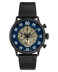 TESLA R Re Balance T 1 Chronograph Sport Leather Watch