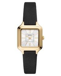 Fossil Raquel Square Leather Watch