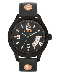 Versus Versace Reale Leather Watch
