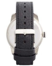 Tommy Hilfiger Round Leather Strap Watch 50mm