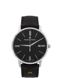 Maurice Lacroix Silver And Black Eliros Date Watch