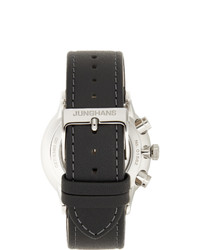Junghans Silver And Black Meister Telemeter Watch