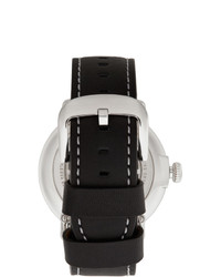 Shinola Silver And Black The Runwell 47mm Watch