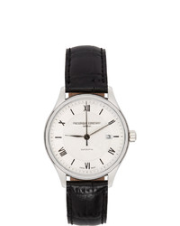 Frederique Constant Silver And Navy Classics Index Automatic Watch