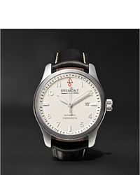Bremont Solo Pw Automatic 43mm Stainless Steel And Leather Watch