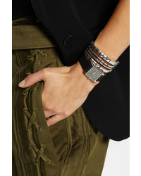 Isabel Marant Stainless Steel And Leather Watch