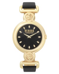 Versus Versace Sunnyridge Leather Watch