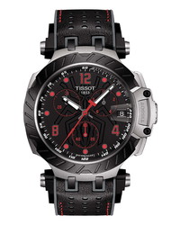 Tissot T Race T Race Marc Marquez Limited Edition Chronograph Leather Watch