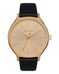 Nixon The Clique Leather Watch