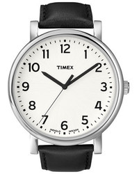 Timex Easy Reader Leather Strap Watch 42mm