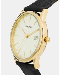 Sekonda Watch With Leather Strap 3697
