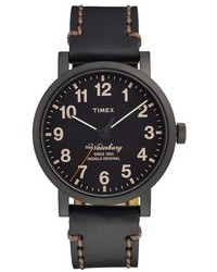 Timex Waterbury Leather Strap Watch 40mm