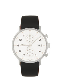 Junghans White And Black Form C Quartz Watch