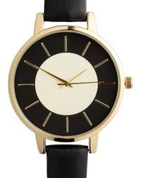 H&M Wristwatch With Leather Strap