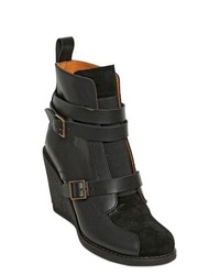See by Chloe 90mm Leather Suede Belted Ankle Boots