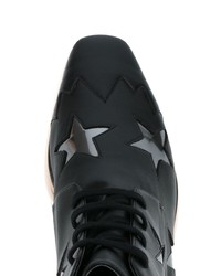 Stella McCartney Black Elyse Star 75 Platform Ankle Boots