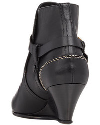 Chloé Buckle Strap Wedge Ankle Boots