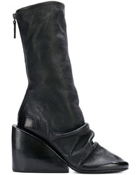 Marsèll Draped Wedge Ankle Boots
