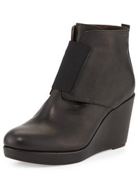 Coclico Halette Wedge Ankle Boot Rogue Black