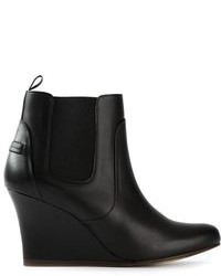 Lanvin Wedge Ankle Boots