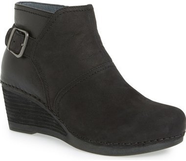 dansko shirley wedge bootie