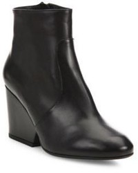 Robert Clergerie Toots Leather Wedge Booties