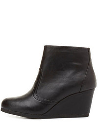 City Classified Wedge Ankle Booties