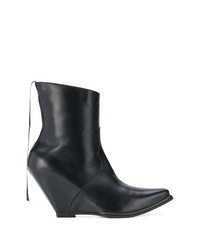 Unravel Project Wedged Pointed Toe Boots