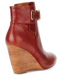Nine West Zapper Wedge Ankle Boots