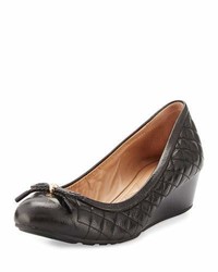 Cole Haan Tali Grand Quilted Wedge Pump Black