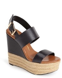 Jessica Simpson Allyn Wedge Platform Leather Sandal