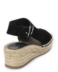 Rag & Bone Calla Leather Espadrille Platform Wedge Sandals